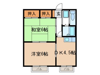 間取図 クリーンハイツ宮西