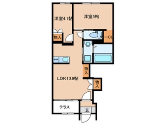 間取図 シャトールボア