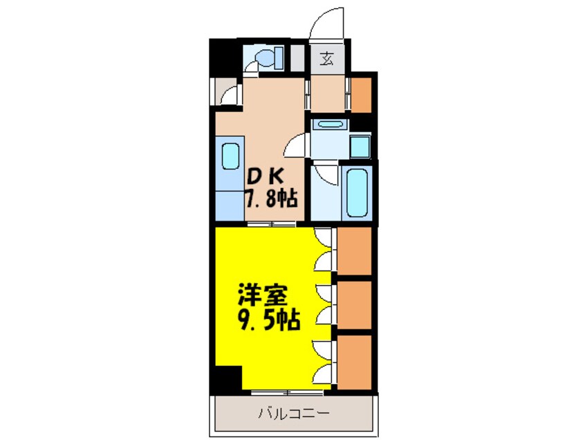 間取図 リバーパークヴィレッジ