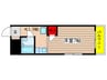 第二戸嶋屋ビル 1Kの間取り