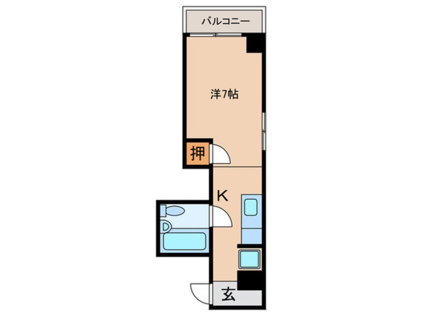 間取図 第二戸嶋屋ビル