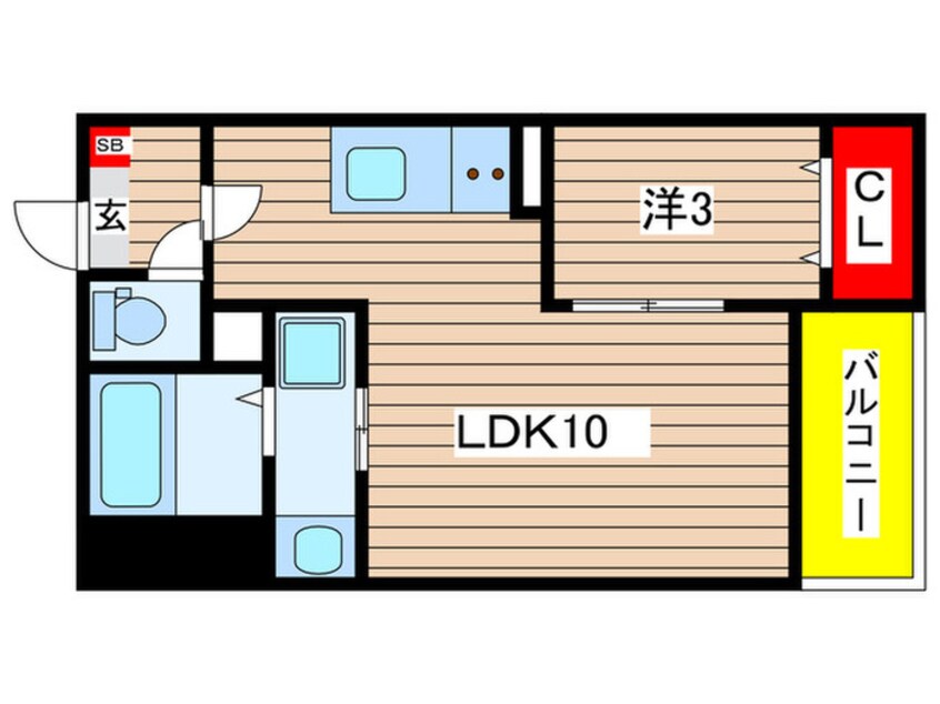 間取図 Jack miyoshiⅠ