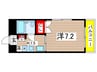 スプリングハイツ桜山 1Kの間取り