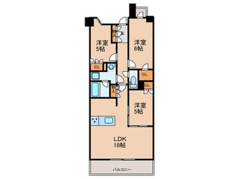 間取図 ｵｰﾌﾟﾝﾚｼﾞﾃﾞﾝｼｱ桜山ヒルズ（308）