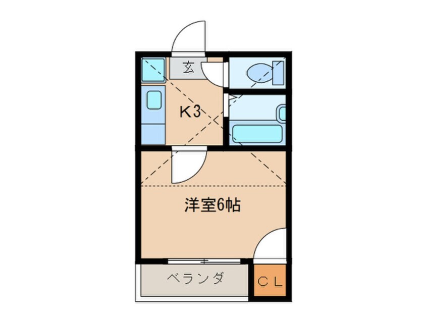 間取図 いちご荘