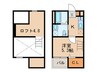 カーサフォルテ辻町 1Kの間取り