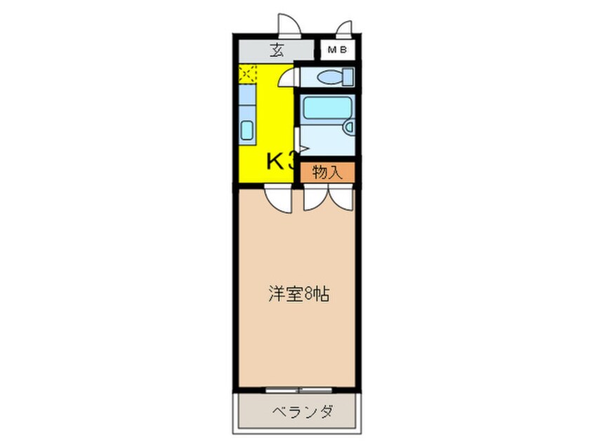 間取図 サンリバハイツ