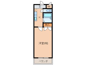 間取図 サンリバハイツ