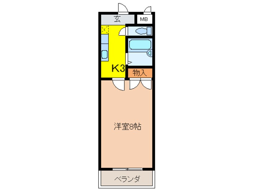 間取図 サンリバハイツ