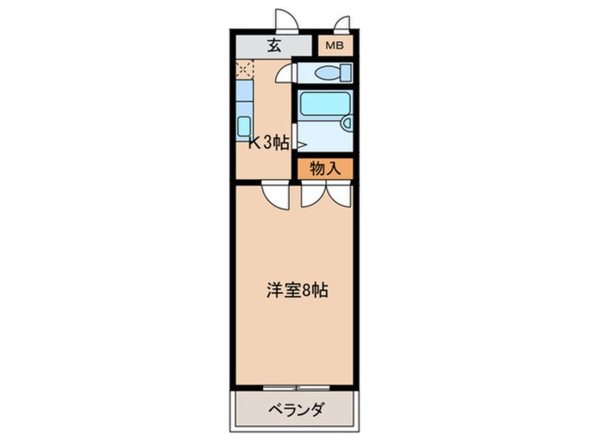 間取図 サンリバハイツ