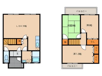 間取図 グランド－ルＢＥＬＬ ２