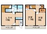コーポにけんや 2LDKの間取り