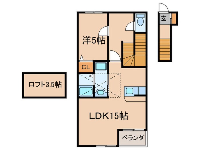 間取り図 砂子の家Ｂ