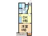 ガ－ディアン千代田 1DKの間取り