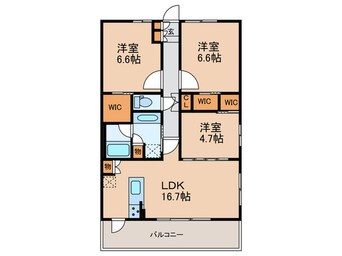 間取図 Residence d‘東山