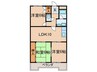 ニュ－アーバン一社 3LDKの間取り