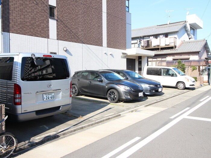 駐車場 椿