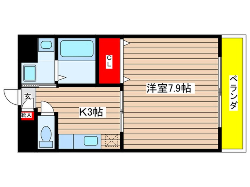 間取図 びいⅣ植田