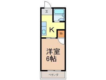 間取図 ジョニ－ズクラブ四ッ谷