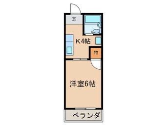 間取図 ジョニ－ズクラブ四ッ谷