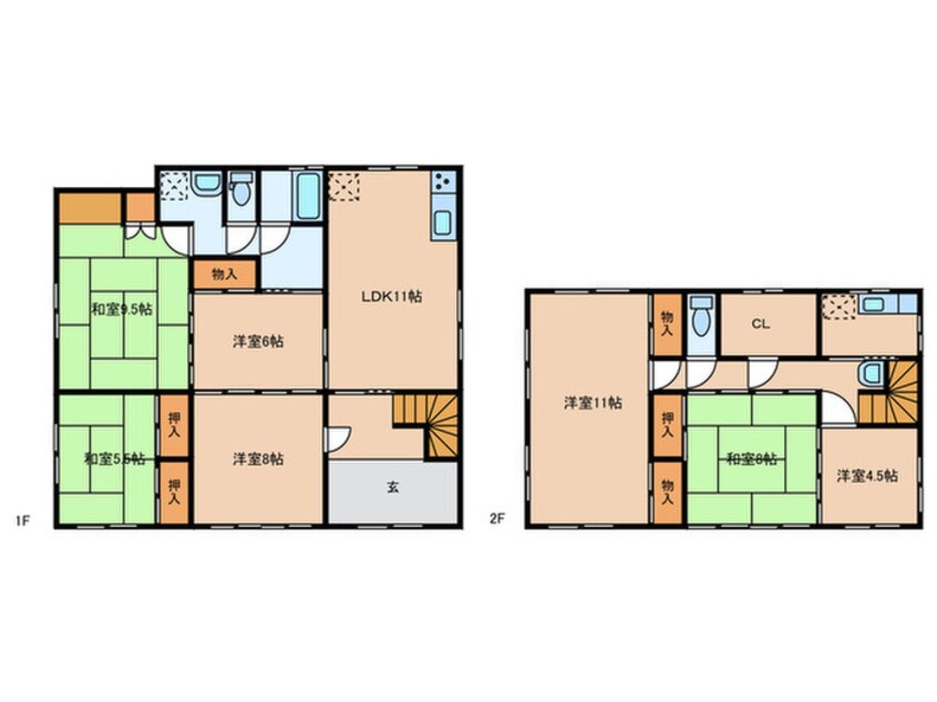 間取図 井田町荒居戸建