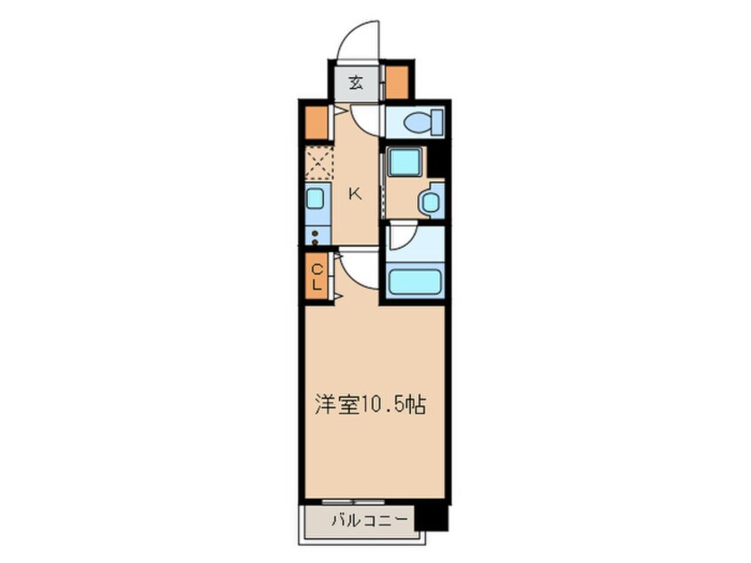 間取図 レジデンシア尾頭橋駅前