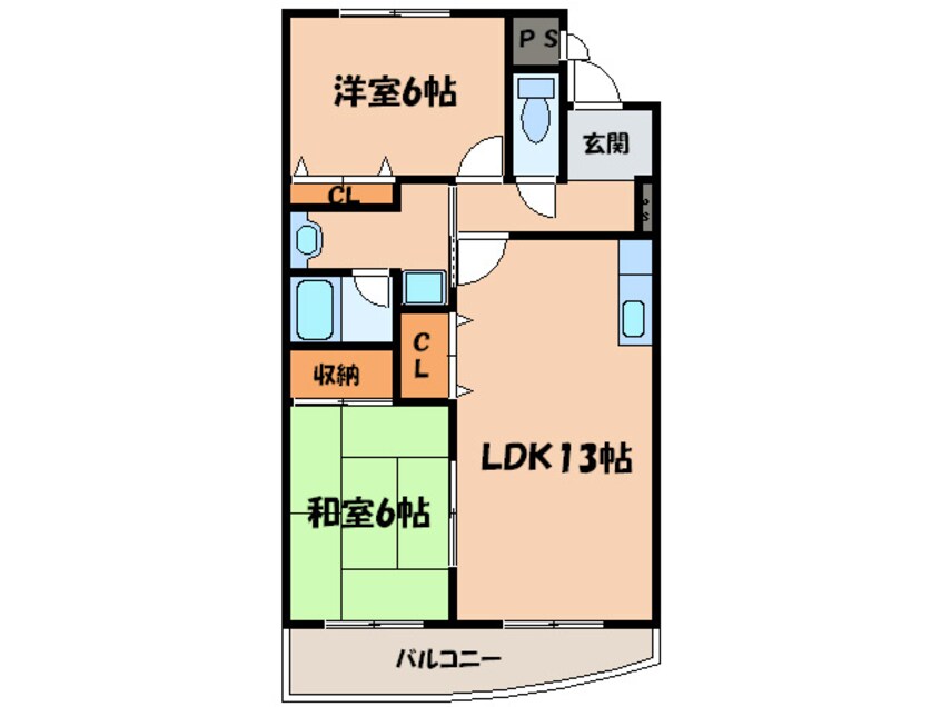 間取図 シャトー永明