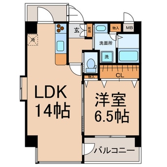 間取図 パラシオン・サン鳥見