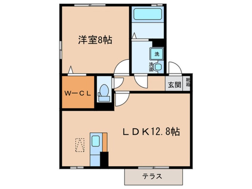 間取図 サニ－大塩