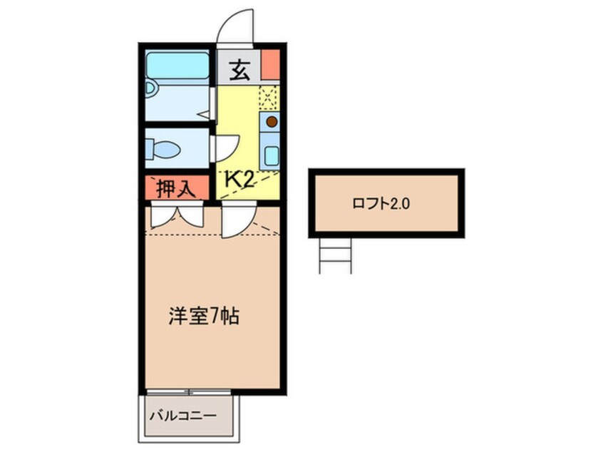 間取図 ヴィラ・ヴィクトリアⅡ