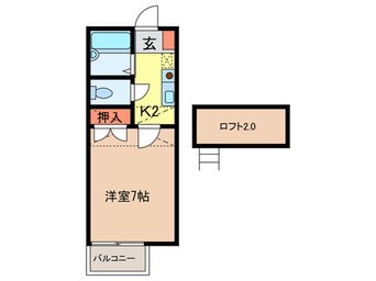 間取図 ヴィラ・ヴィクトリアⅡ