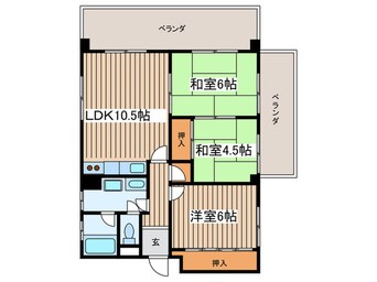 間取図 高田ﾋﾞﾙ