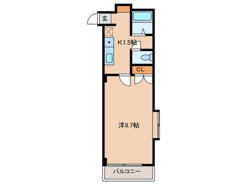 間取図 Ｏ－Ｐａlｅｔｔｅ