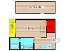 ｕｎｏ 1Rの間取り