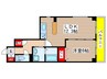 ファミール原 1LDKの間取り