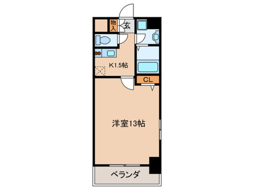 間取図 フラット12