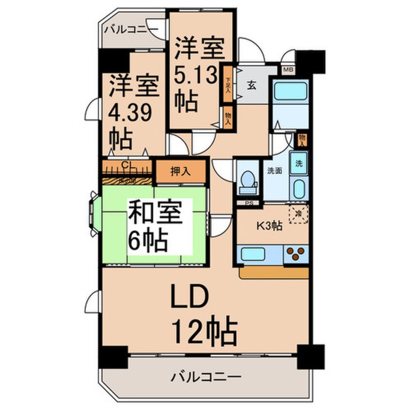 間取図 ロジェ千種