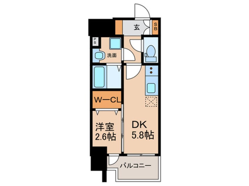 間取図 デュオフラッツ鶴舞