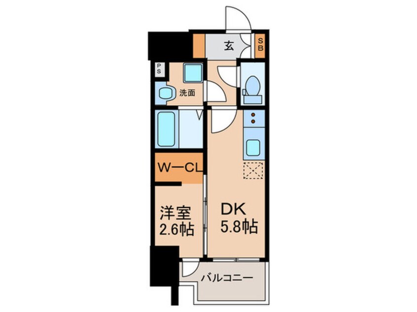 間取図 デュオフラッツ鶴舞