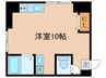 Ｔｗｉｎ　Ｓｑｕａｒｅ 1Rの間取り