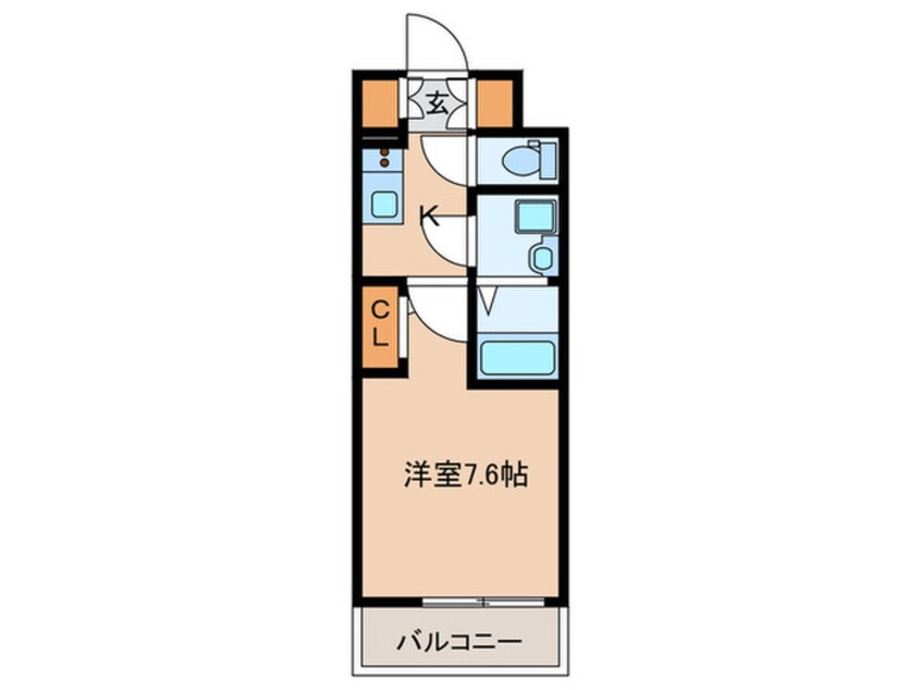 間取図 エスリード今池アヴェール