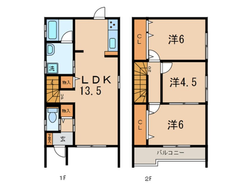 間取図 Tree House　A棟