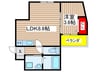 MOVE野並 1LDKの間取り