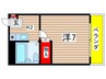 マ・メゾン藤成 1Kの間取り