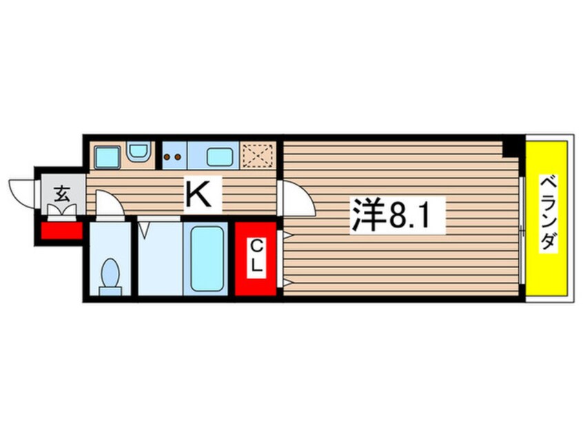間取図 ルラシオン阿由知通