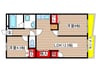 サンテラス　タカギ 2LDKの間取り