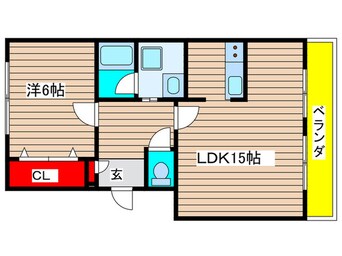 間取図 Ｈａｒｍｏｎｙ１番館