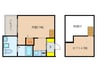 Jeunesse堀越 1Rの間取り