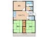 第3　森市ビル 3DKの間取り