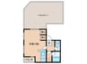 Ｃｈｅｚ　Ｓｏｉ観月 1Rの間取り